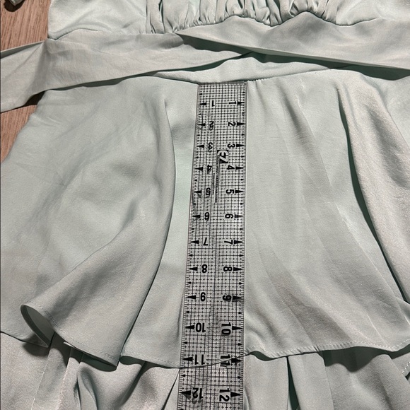 Balance Collection Light Green Ruffle Romper - Picture 11 of 14